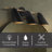 Lanesa 3 Light Vanity With Matte Black And Gold Finish And Matte Black With Gold Shade