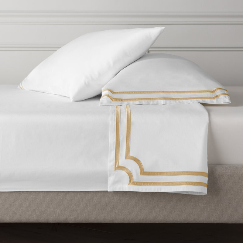 Soho Sheet Set, Ivory/Straw, Queen