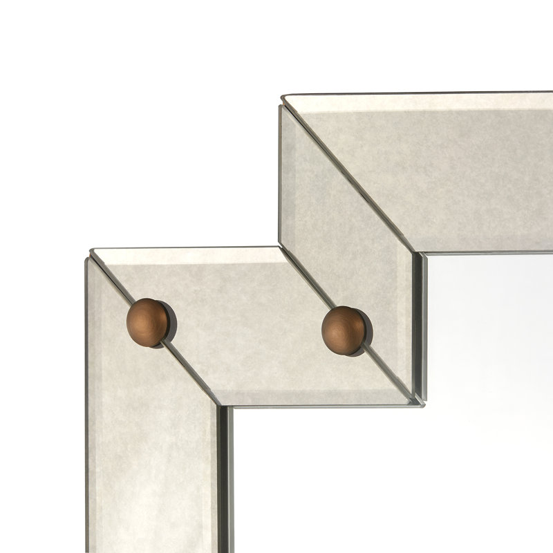 Lane Tiered Beveled Wall Mirror, 42" H x 23.5" W x 1" D