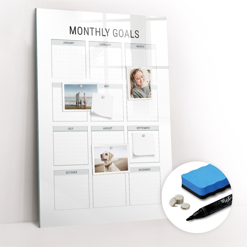 Magnetic Glass Dry Erase Board