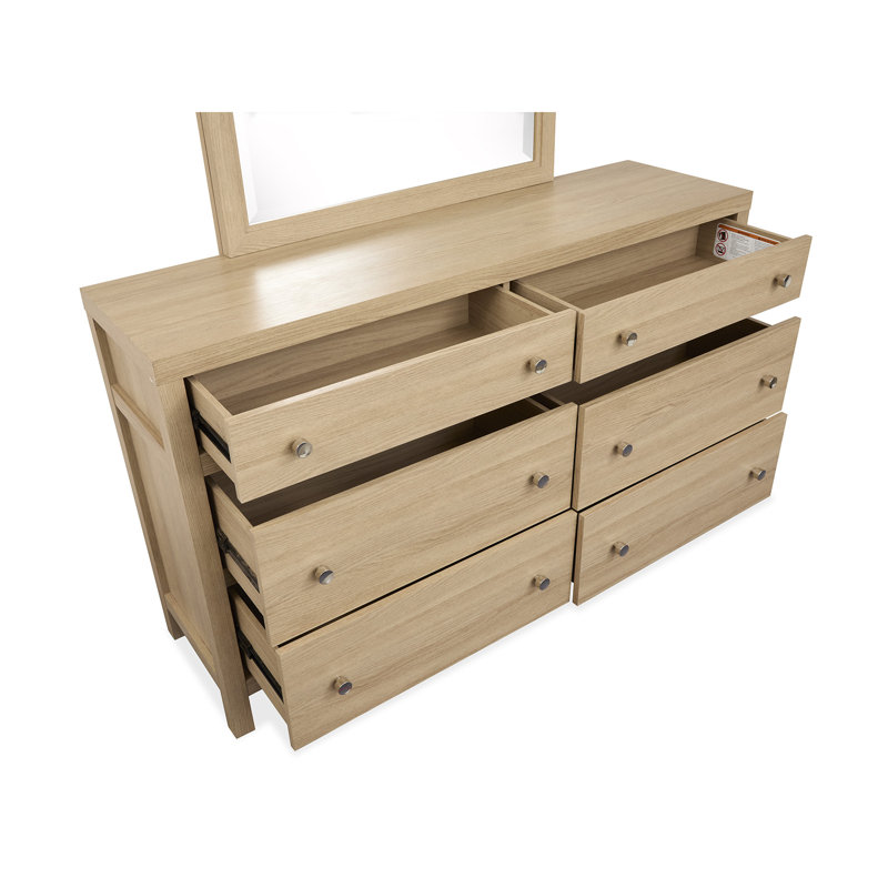 Commode à double tiroir Wentworth, Beige