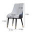 Chaises de salle à manger modernes - Chaises de cuisine ergonomiques à haut dossier avec pieds en acier au carbone pour plus de confort et de durabilité
