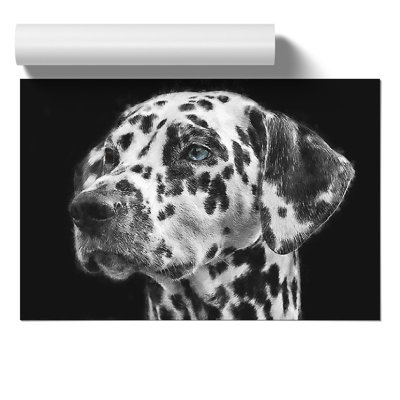Dalmation Dog Painting - Frameless Print