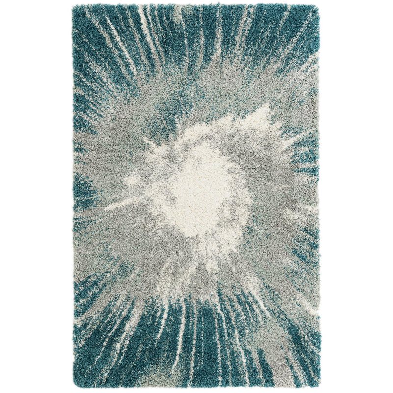  Velvet Soft Touch Shag Rug, Rectangle 5'3" x 8'