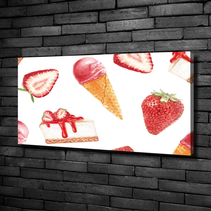 Dessert - No Frame Print on Canvas