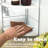 2 Tier Kitchen Spice Rack Vertical Shelf, Corner Storage Rack, Silver