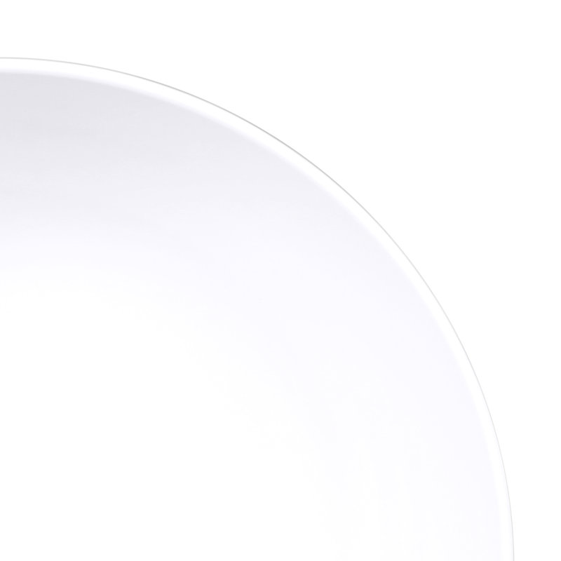 Elite Global Solutions Melamine Serving Bowl, White, 5.75" H x 15" W x 15" D