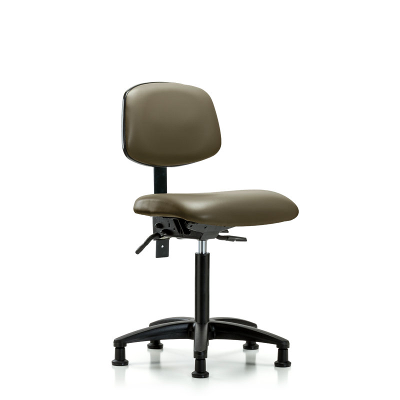 Chaise de travail Kussell, Non, Taupe, Noir