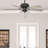52" Shady Grove 5 - Blade Ceiling Fan With LED Light Kit And Pull Chain-90709056