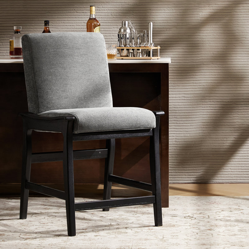 Chaise convertible en bois massif Wolfhurst , Gris