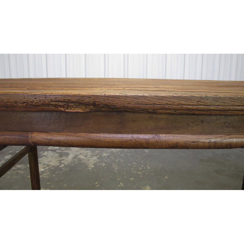 Table de peinture en orme du 18e siècle