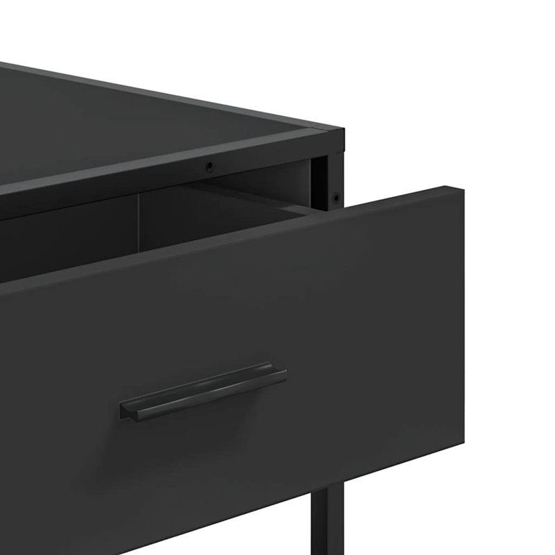 Console Table 90X35x80 Cm Engineered Wood, Black