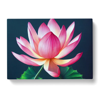 Fanciful Lotus - Wrapped Canvas Print
