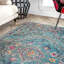 Tapis oriental bleu Risinger-1878577288