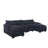 Chenille, high quality sponge filling, solid wood frame, oversized four-seater, U-shaped combination sofa-465682475