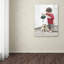 «Boy and Puppy», reproduction sur toile-31453349