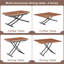 Tables de salle à manger réglables multifonctionnelles (table seulement, sans chaises, avec plateau et pieds), plateau en bois aggloméré, table de cuisine compacte moderne
