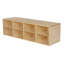 Casier de rangement 8 compartiments empilable