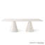 Spheres Rectangle Dining Table-White