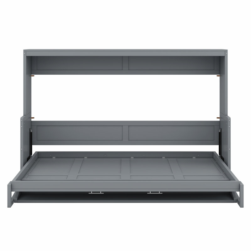 Space-Saving Hydraulic Wall Bed With Integrated Desk