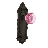 Victorian Plate with Waldorf Pink Door Knob
