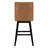 Zahara Neri Genuine Leather Swivel Counter & Bar Stool-117480005