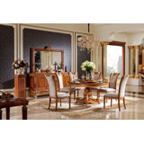 Narcissus Round Solid Wood Dining Table