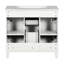 Meuble-lavabo moderne 36 po avec lavabo supérieur-106912751