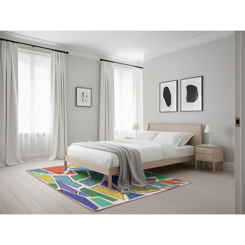 Ranstead Indoor Rug, Rectangle 5' x 7'