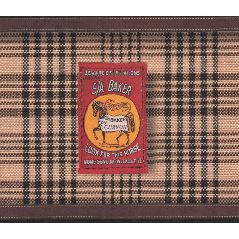 Retro Borders Plaid Border