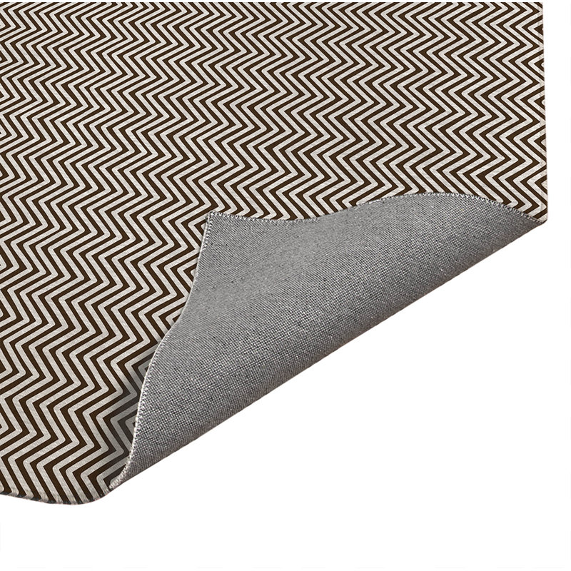 Chevy Champ Low Profile Kitchen Mat, Mocha Brown, Rectangle 5' x 7'