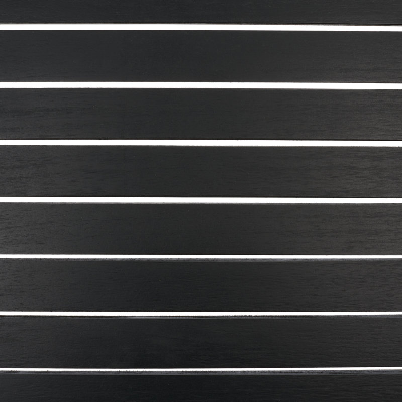 Ensemble de salle à manger rectangulaire pour 4 personnes 35,4 po Boadicea, Noir