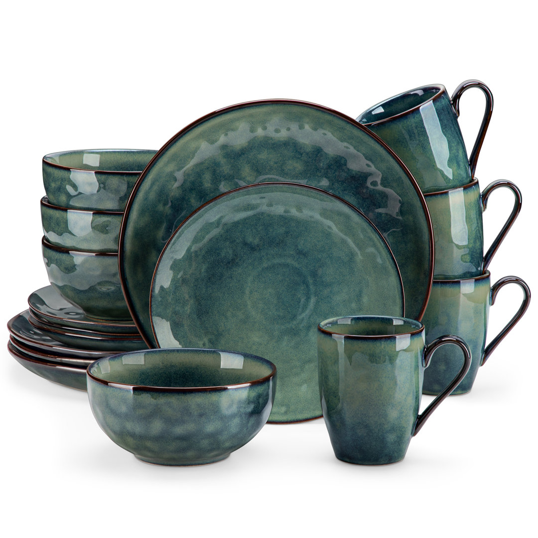 ?16 Piece Dinnerware Set, Service for 4