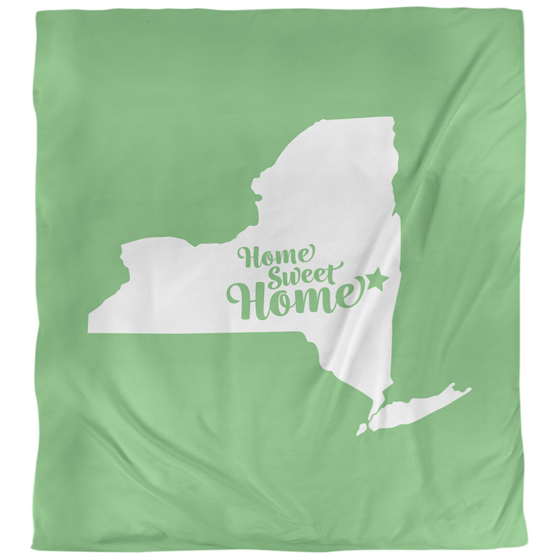 Housse de couette albany doux, Vert, Polyester brossé