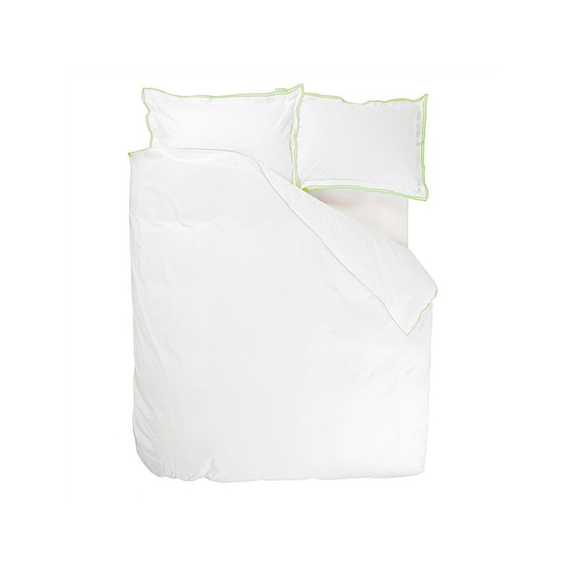 Astor Cotton Duvet Cover, Queen Duvet Cover, Charcoal/Dove