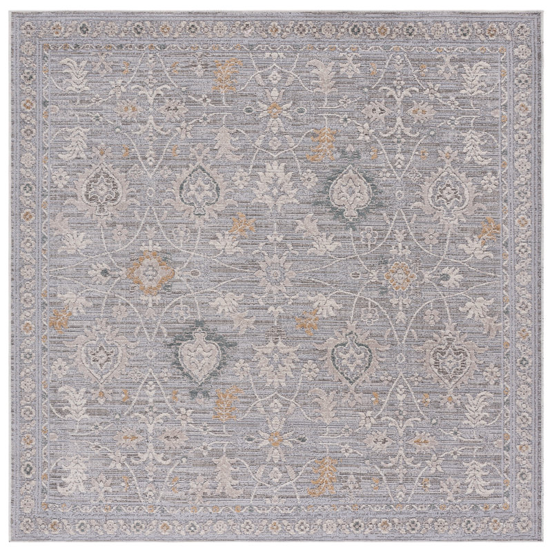 Miranda 308 Performance Oriental Rug, Square 6'6"