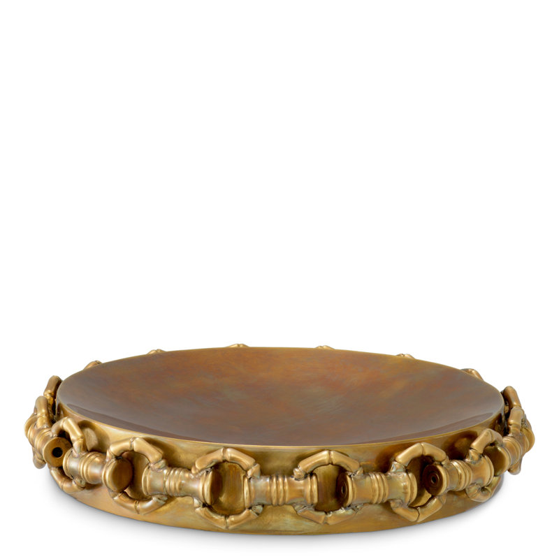 Clementine Metal Decorative Bowl