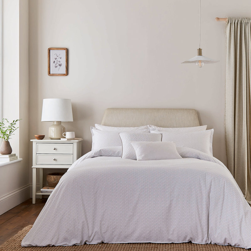 Florin Cotton Floral Duvet Cover Set with Pillowcases Included, Single Duvet Cover + 1 Pillowcase