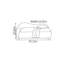 Chaise longue simple en tissu simple d'intérieur-134531629