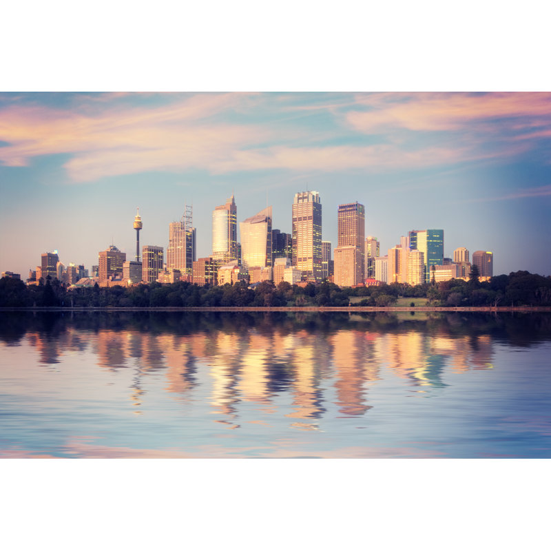 " Sydney Skyline, Australia " by Travellinglight, 8" H x 12" W  