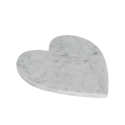 Argon Tableware - Heart Marble Cheese Board - 23 x 27cm