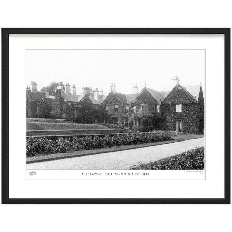 Chetwynd, Chetwynd House 1898 by Francis Frith - Single Picture Frame Print, 60cm H x 80cm W x 2.3cm D