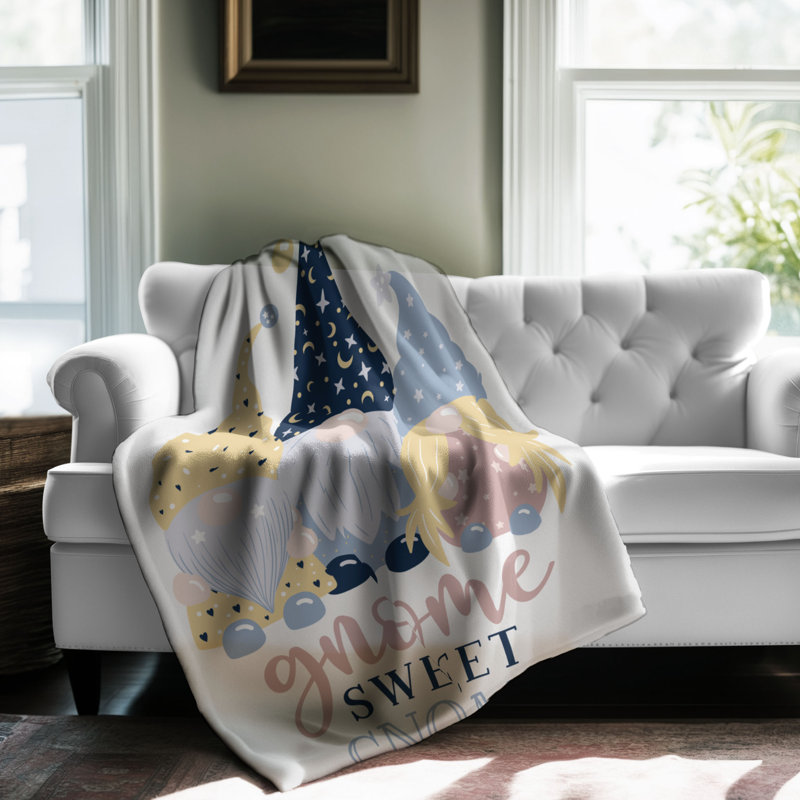  Couverture Bedtime Nursery Sweet Gnome, Lit simple