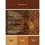 Tapis chic et luxueux lavable à la machine Hamilton Firebird en brun - reliure brun clair-379434974