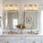 Modern 3-Light Silver Wall Mirror Sconce With E26 Bulb Sockets