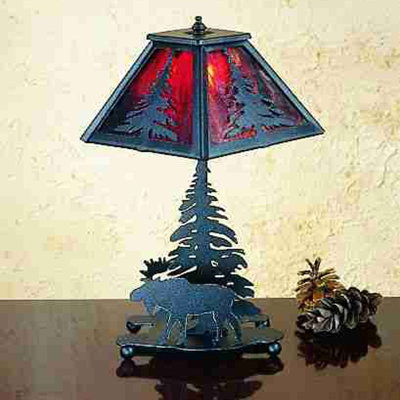 Rustic Lodge Table Lamp