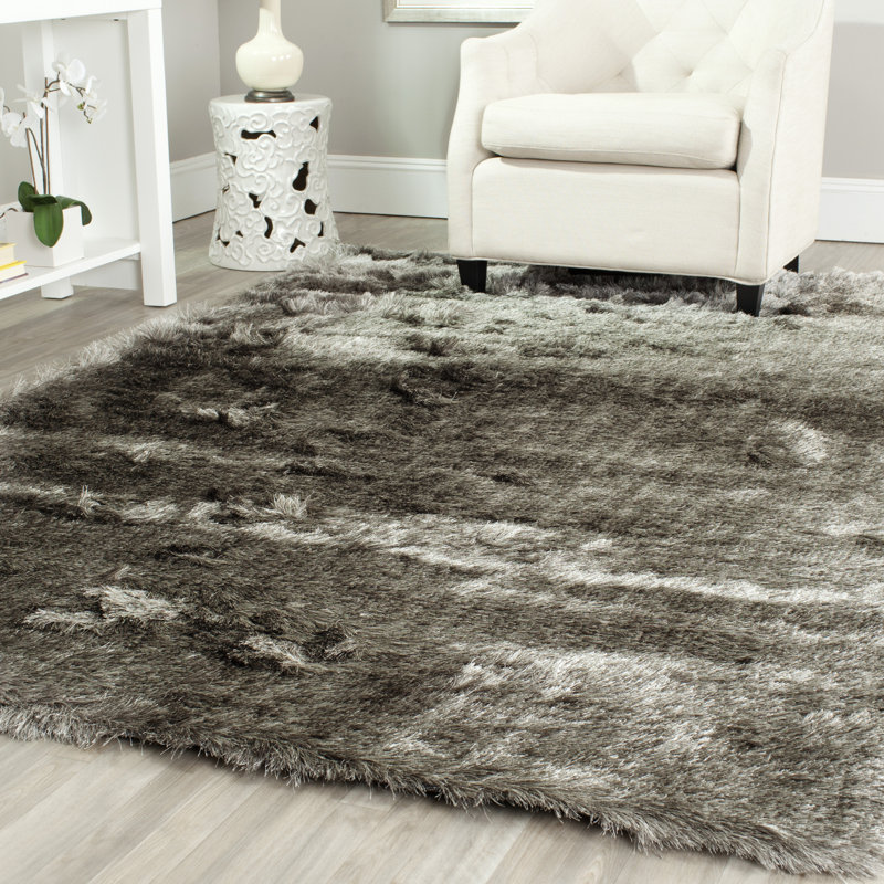 Marius Solid Colour Hand Woven Area Rug, Rectangle 152 x 213cm