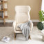 Chaise berçante moderne avec dossier haut