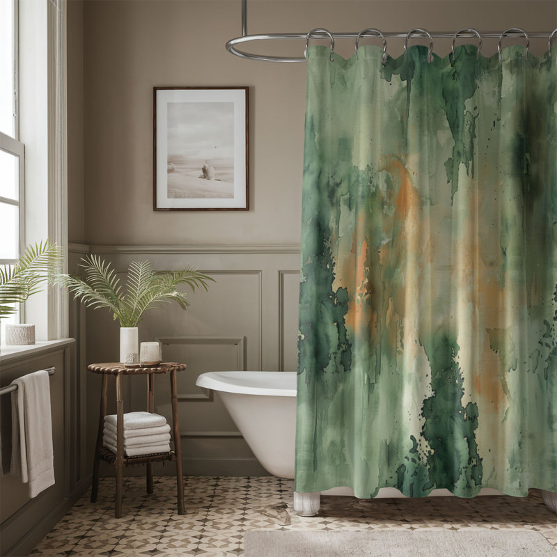 Rideau de douche Camo Wash - Premium, H 74 po x l 71 po