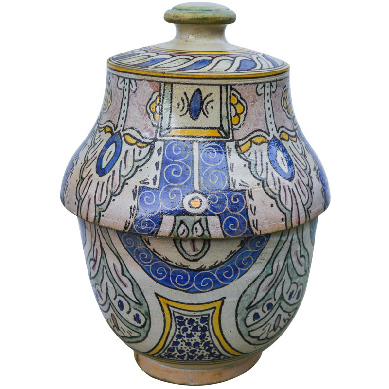 Afro-Moresque Handmade Ceramic Decorative Bowl